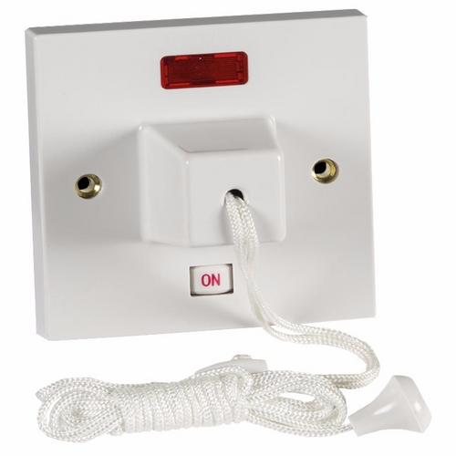 45Amp Pull Cord Switch with Neon