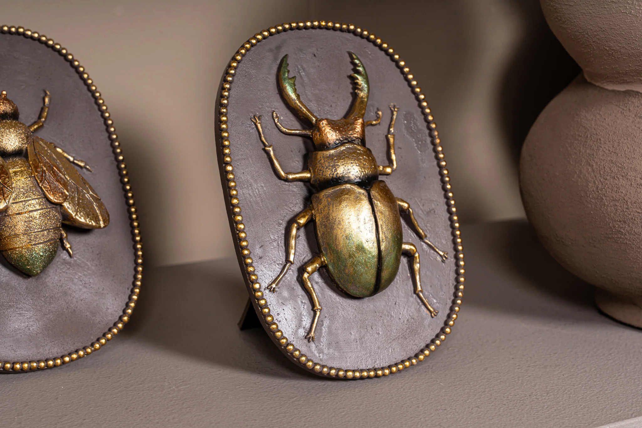 Adalay Gold Beetle Wall Hanger 14cm - Image 3