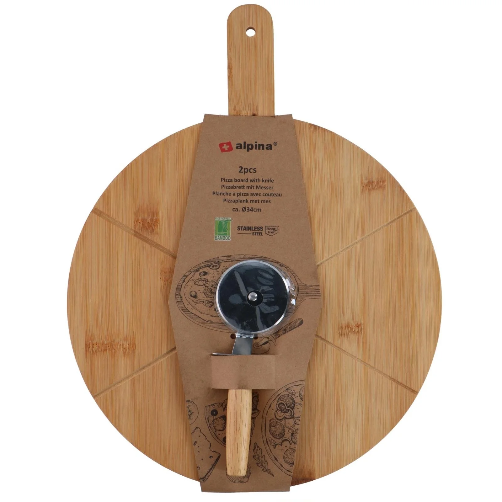 ALPINA Pizza Set 2 Pieces