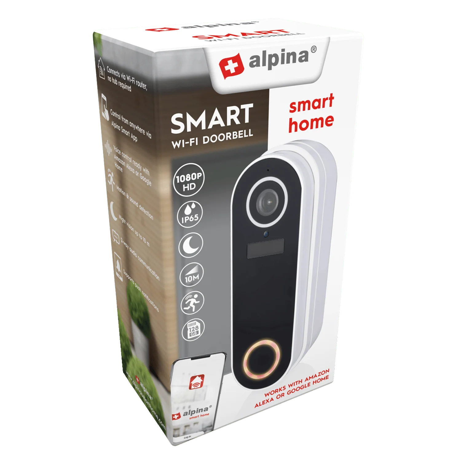 Alpina Smart Video Doorbell (Battery Operated)