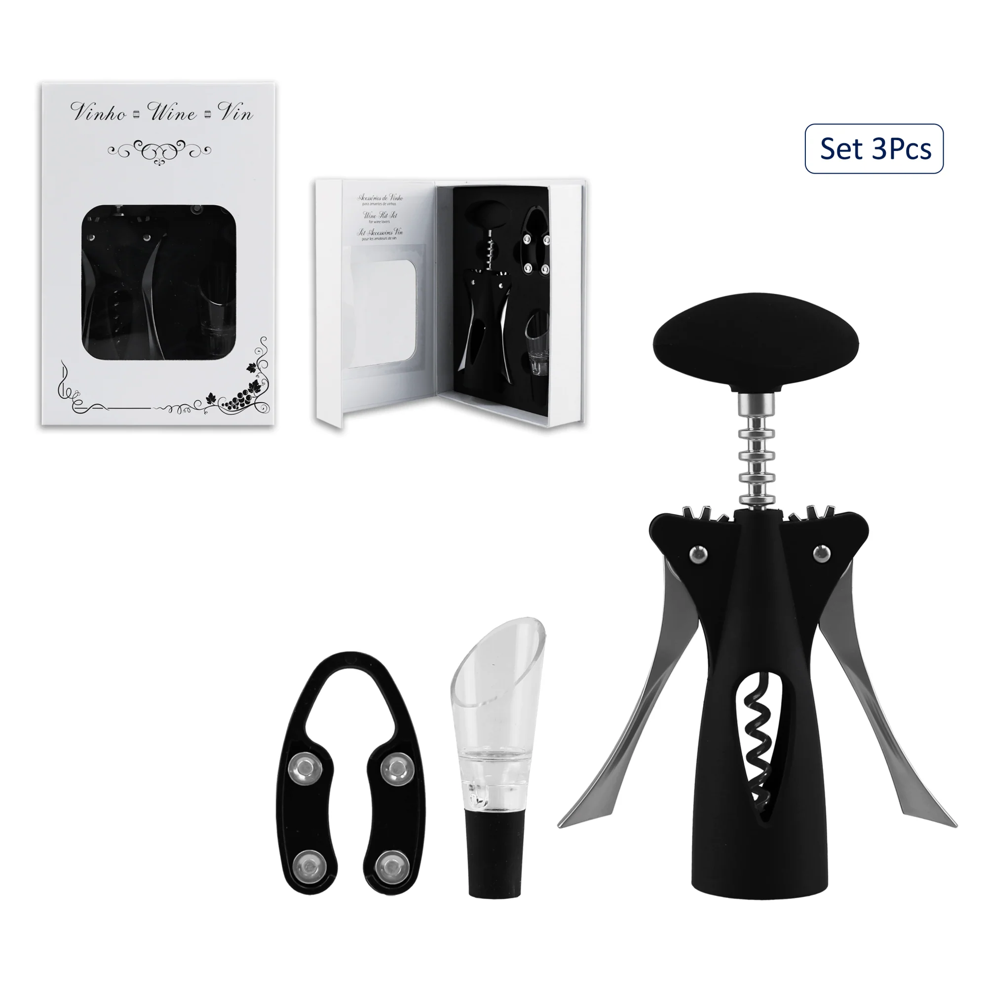 Anilar 3-Piece Wine Accessory Set