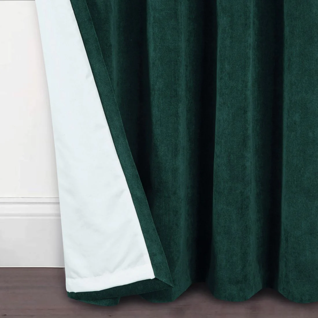 Arosa Emerald Eyelet Curtains 66 x 90 - Image 3