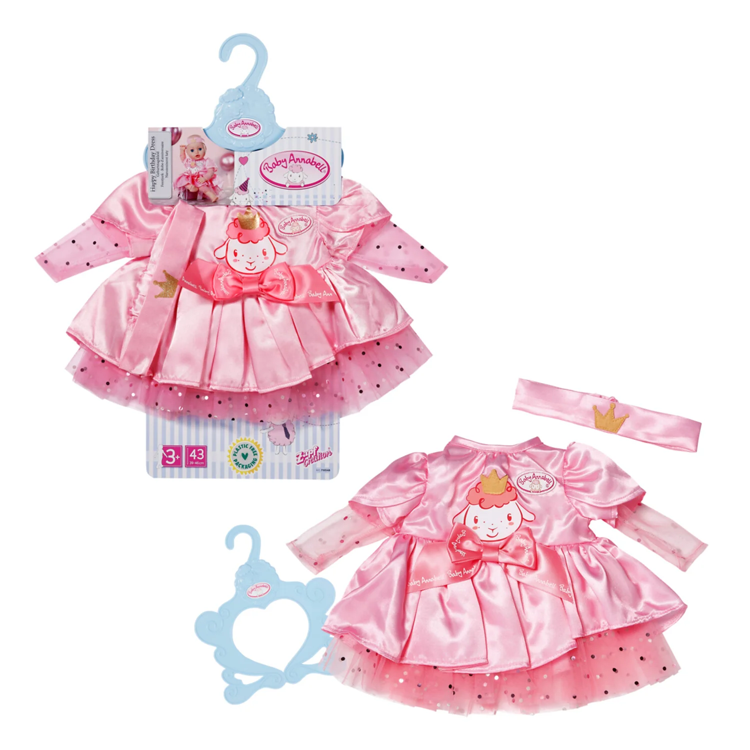 Baby Annabell Happy Birthday Dress - Image 4