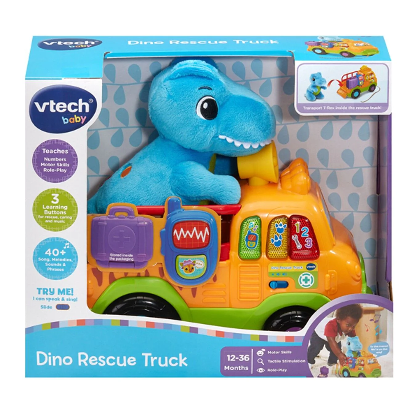 Baby Dino Rescue Truck