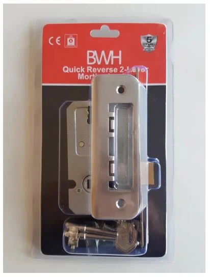 BWH Quick Reverse 2 Lever Mortice Lock 2.5” Chrome 63mm