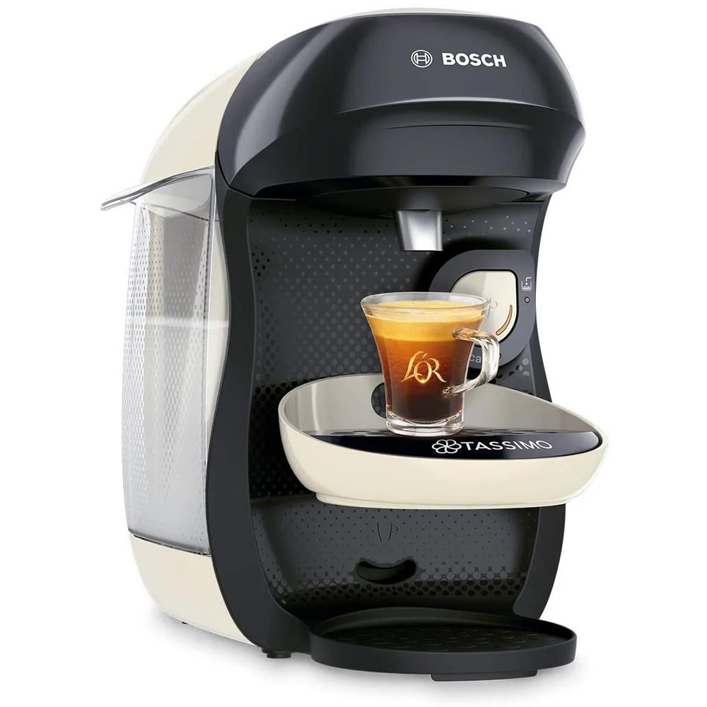 Bosch Tassimo Happy Pod Coffee Machine - Cream/Black
