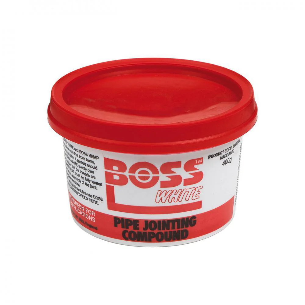 Boss White Pipe Jointing Compound - 400g
