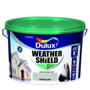 CARRAIG GREY Dulux Weathershield Masonry Paint Colours - 10 Litre - Image 2