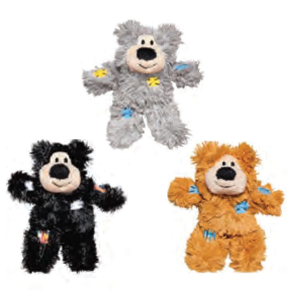 Cat Toy Patchwork Bear Softies