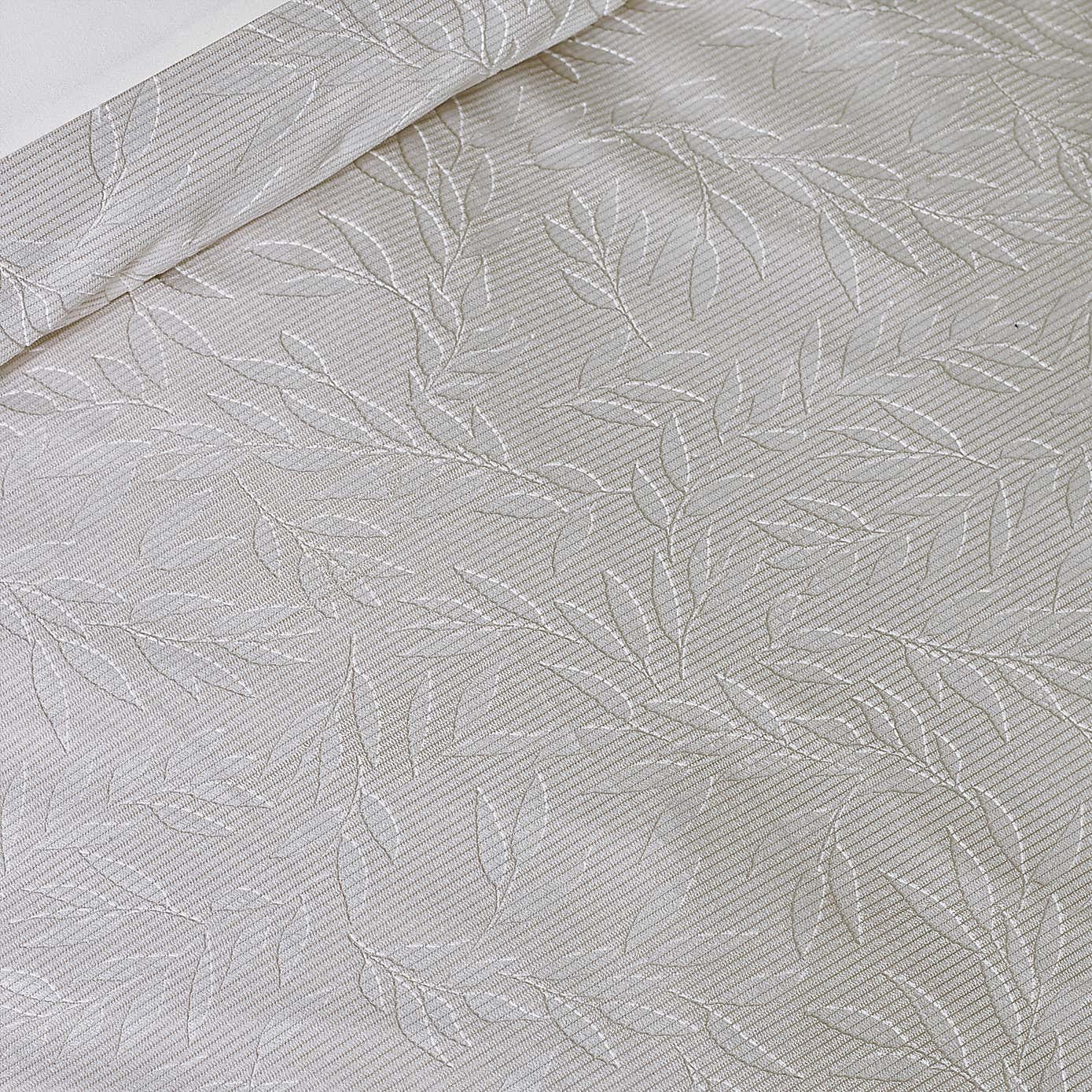 Catherine Lansfield Corded Leaves Champagne Duvet Cover Set – Double - Image 3