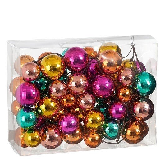 Chunky Bauble Garland Mixed Colours 180cm - Image 3
