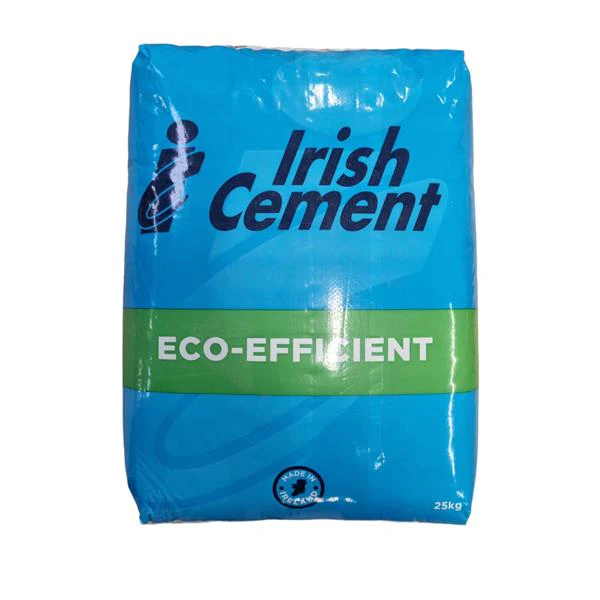 Irish Cement 25Kg Waterproof Plastic Bag
