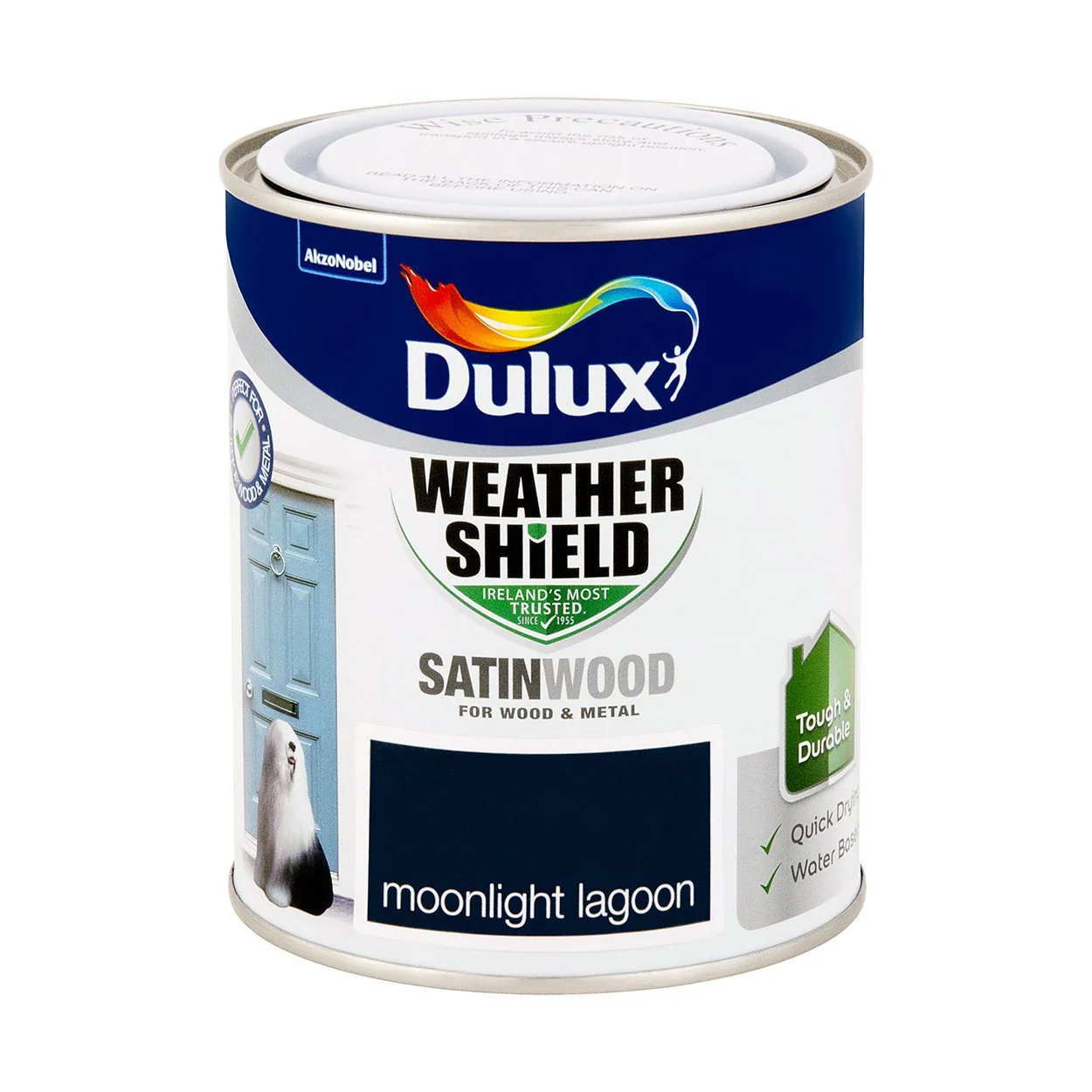 Dsw750M W/Shield Ext Satinwood Moonlight Lagoon 750Ml Dulux