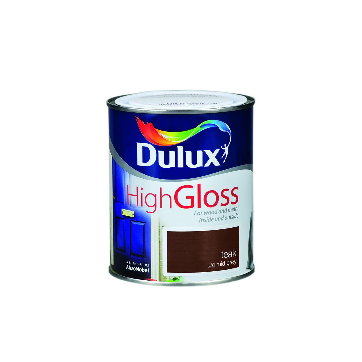 Dulux High Gloss Colour - 750ml TEAK