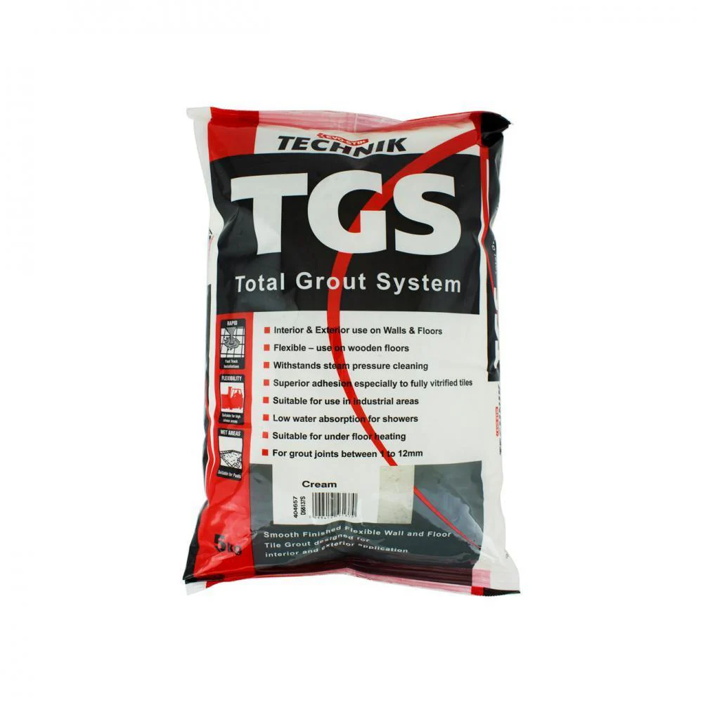 Evo-Stik Technik TGS Total Grout System 5kg - Cream - Image 2