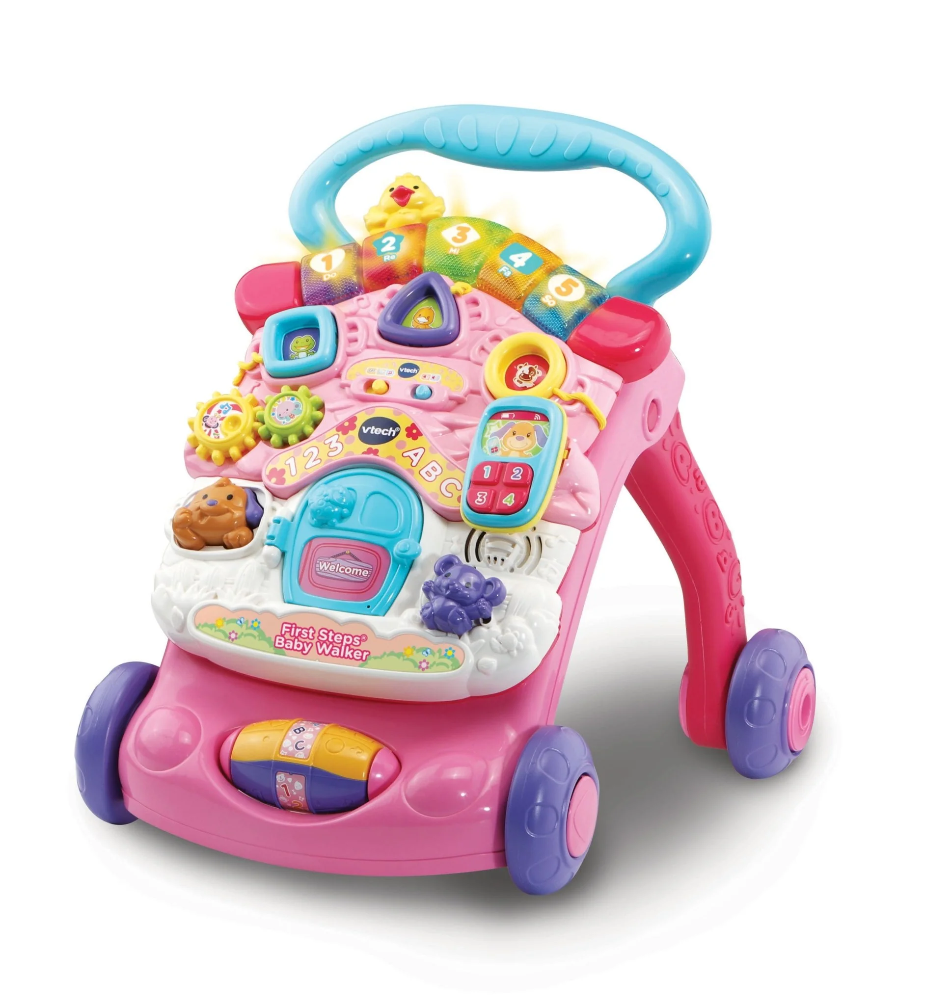 First Steps Walker Pink