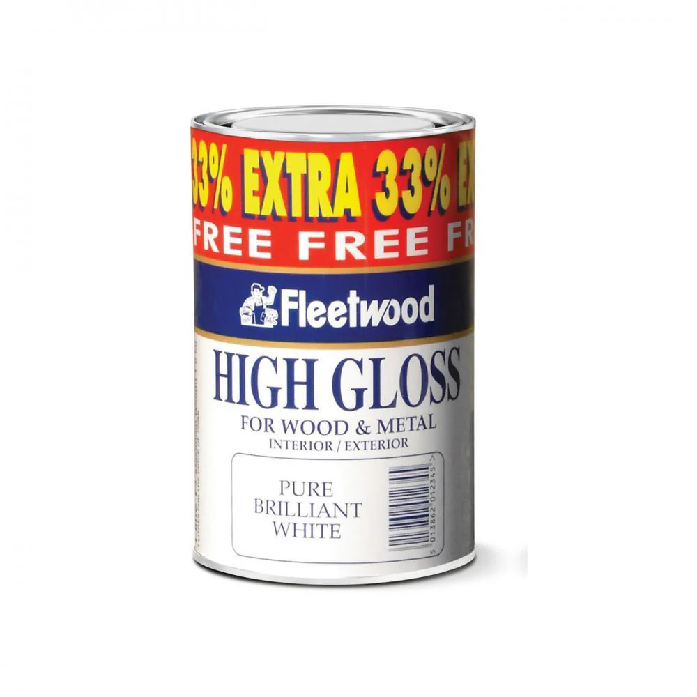 Fleetwood Traditional High Gloss Paint - 750ml + 33% Ex
