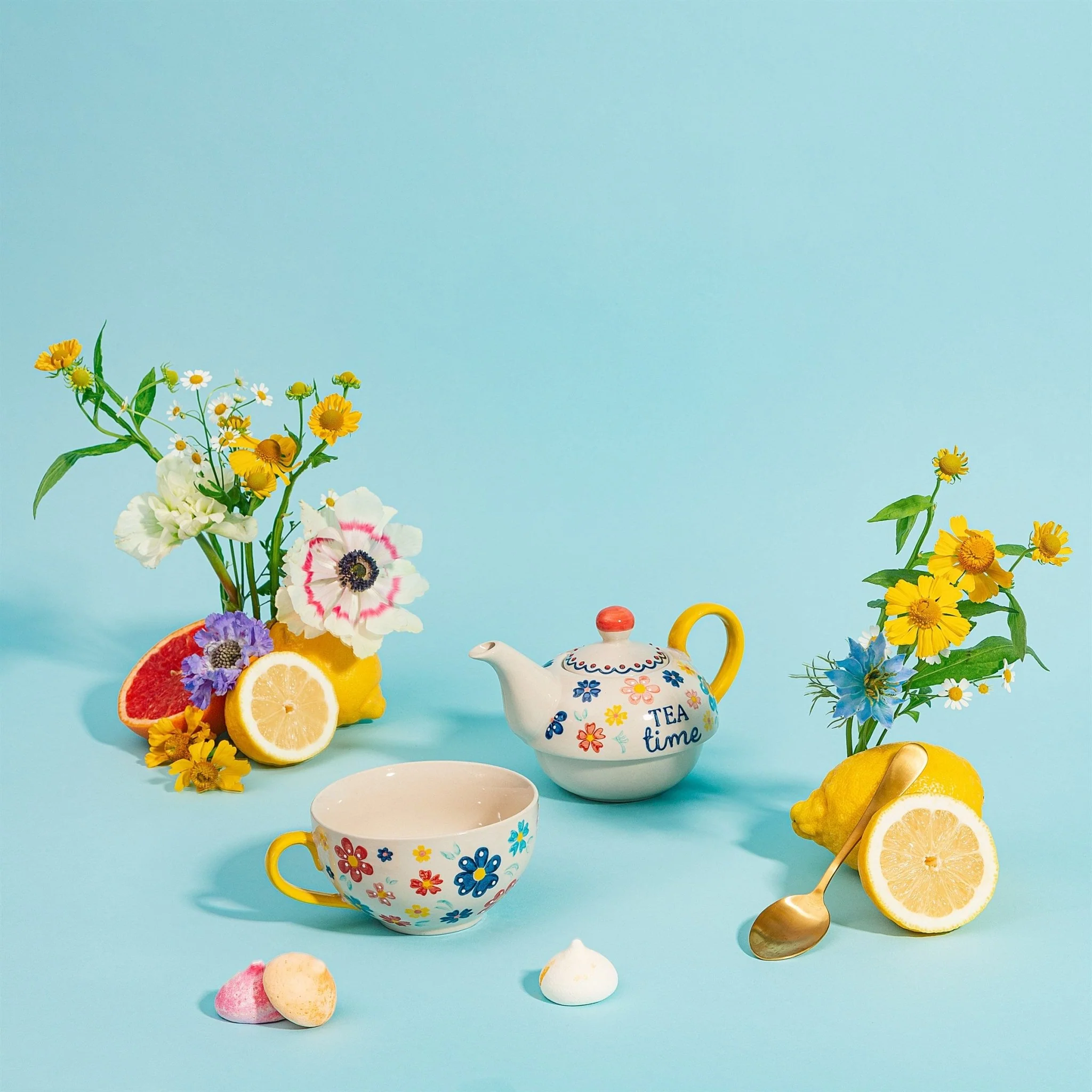 Folk Floral Tea For One - Image 5