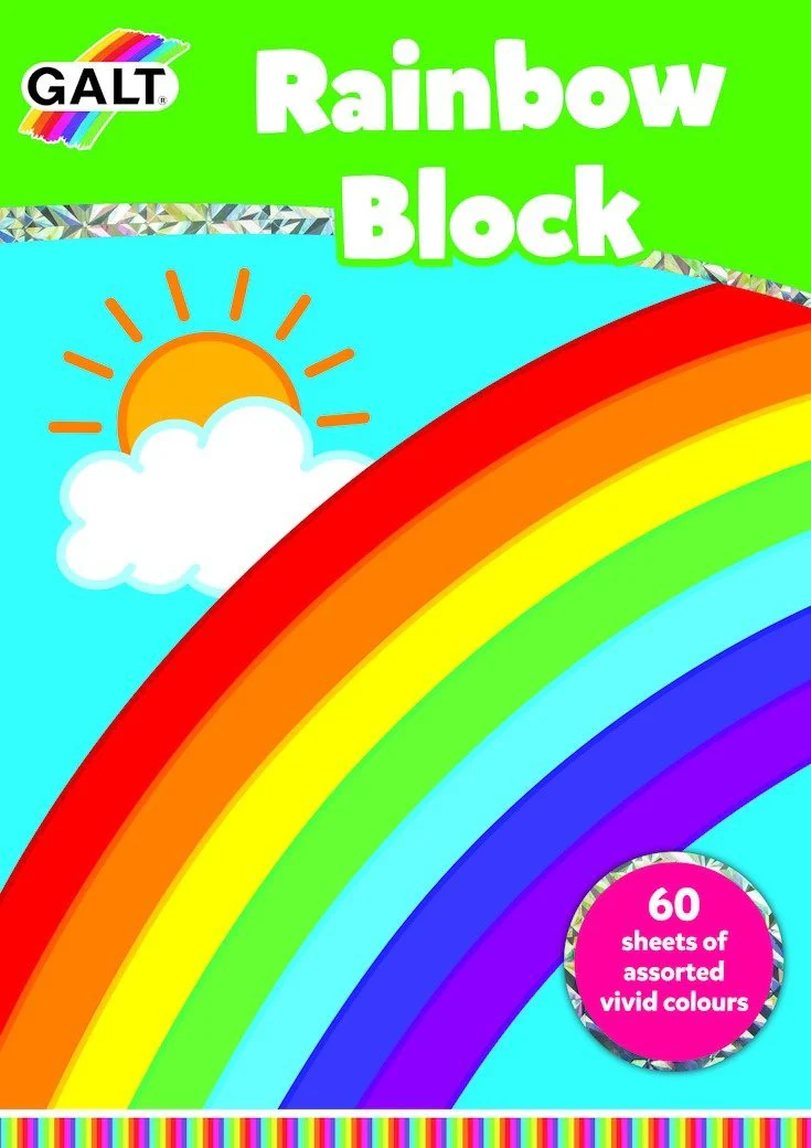 Galt A4 Rainbow Block