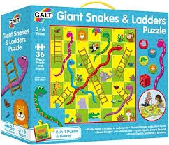 Giant Snakes & Ladders Puzzle