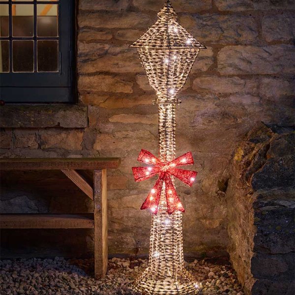 GlitterTwist Lamp Post 120cm - Gold, LV