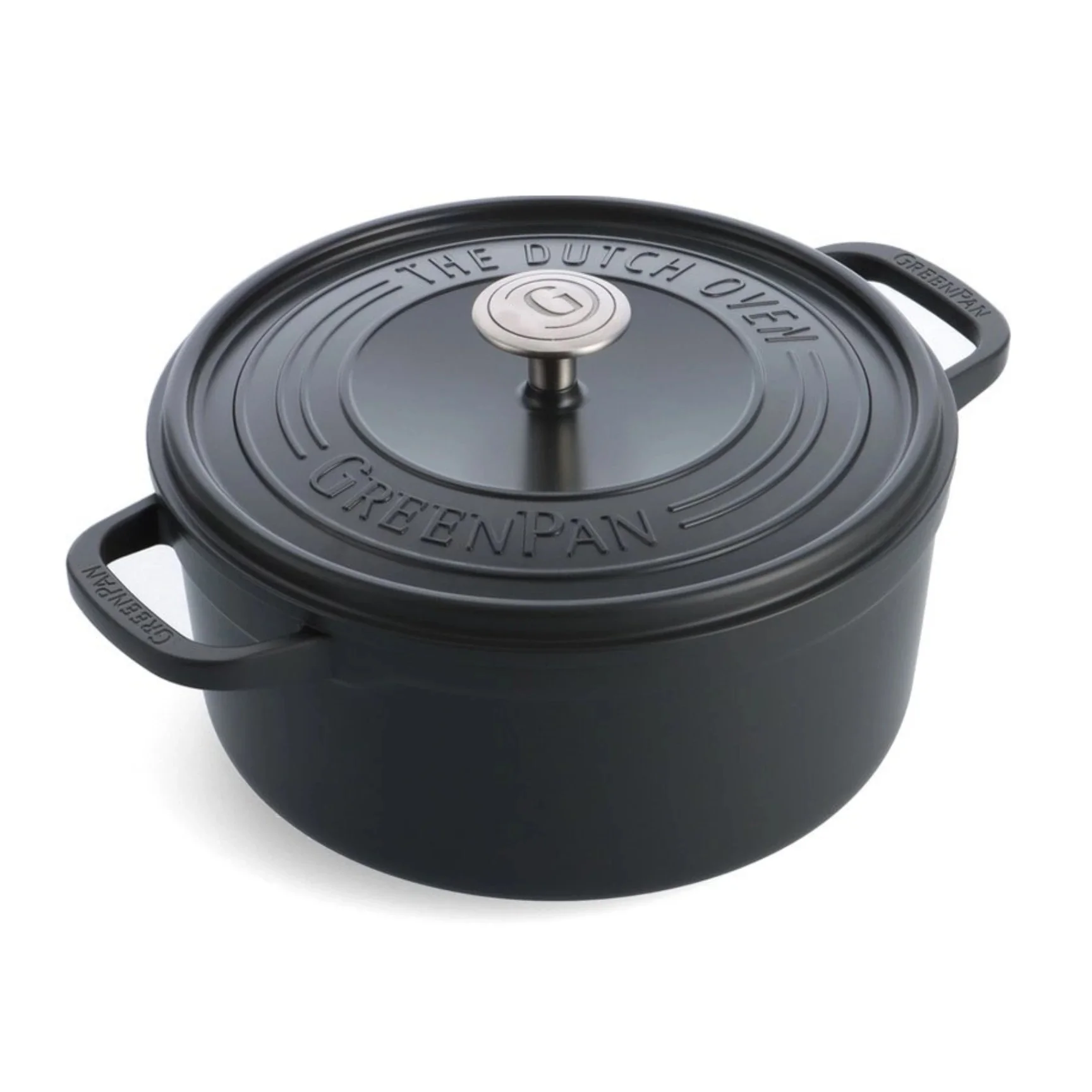 GreenPan Featherweights 26cm Black Casserole