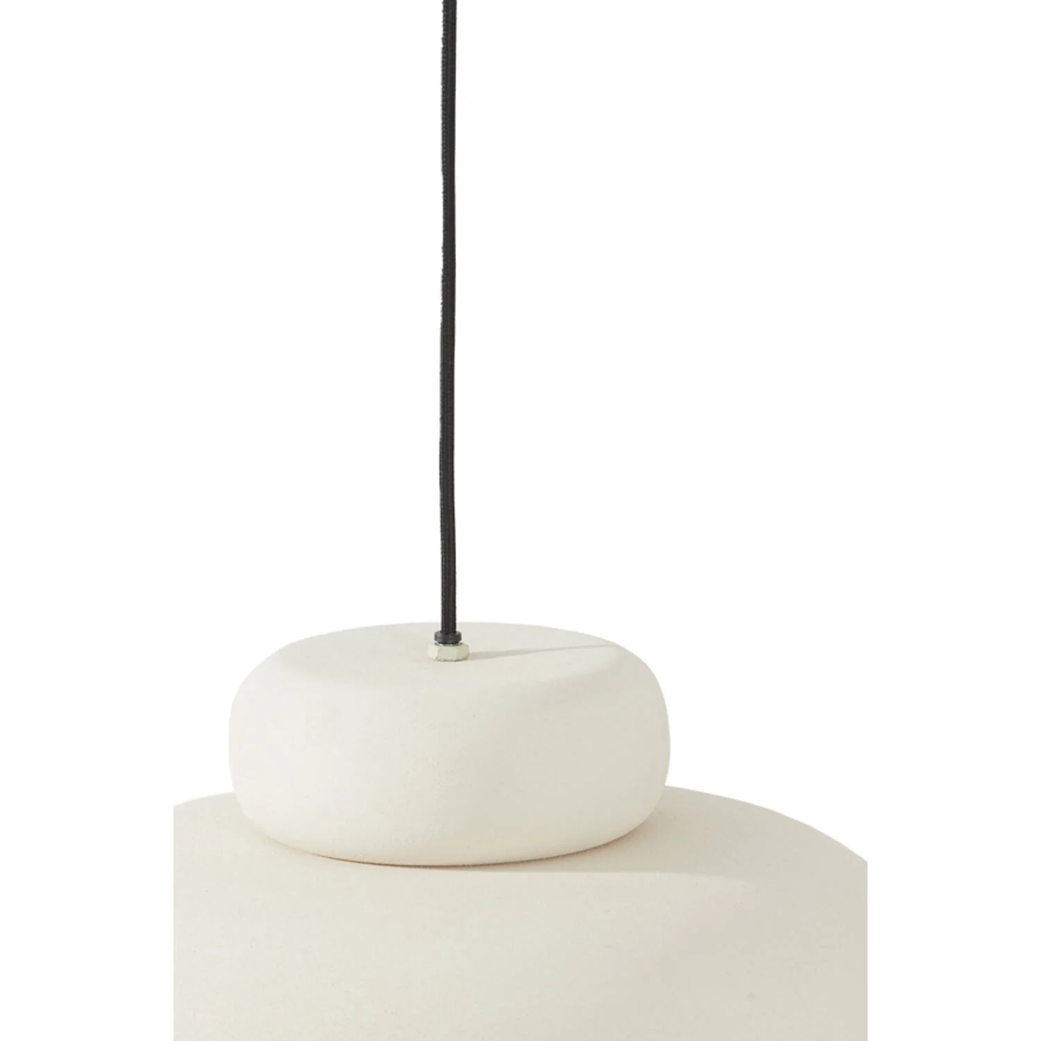 Hanging Pendant 39 x 20cm NEIVA Matt Cream - Image 3