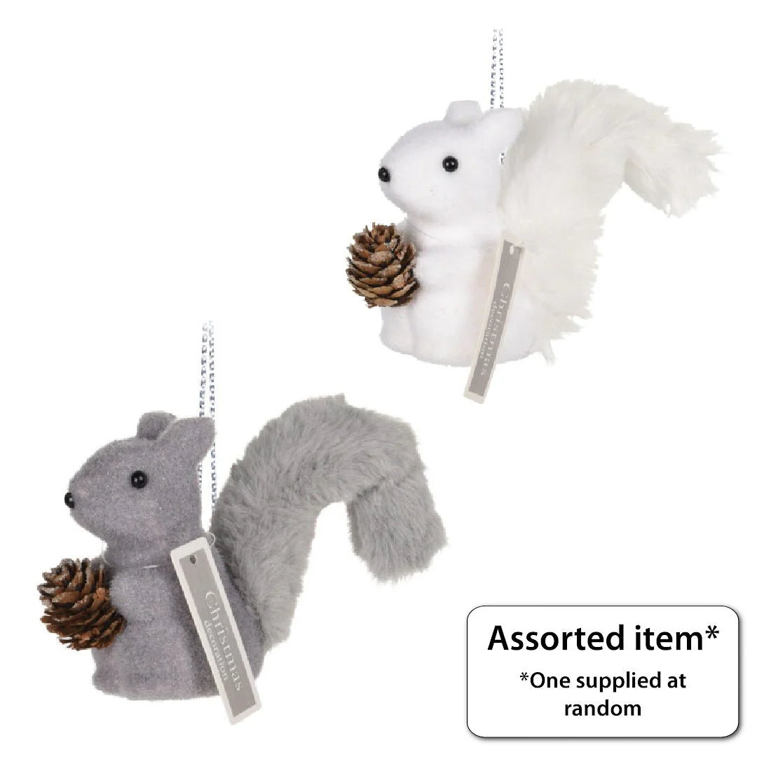 Hanging Squirrel Decoration 14cm - Image 2