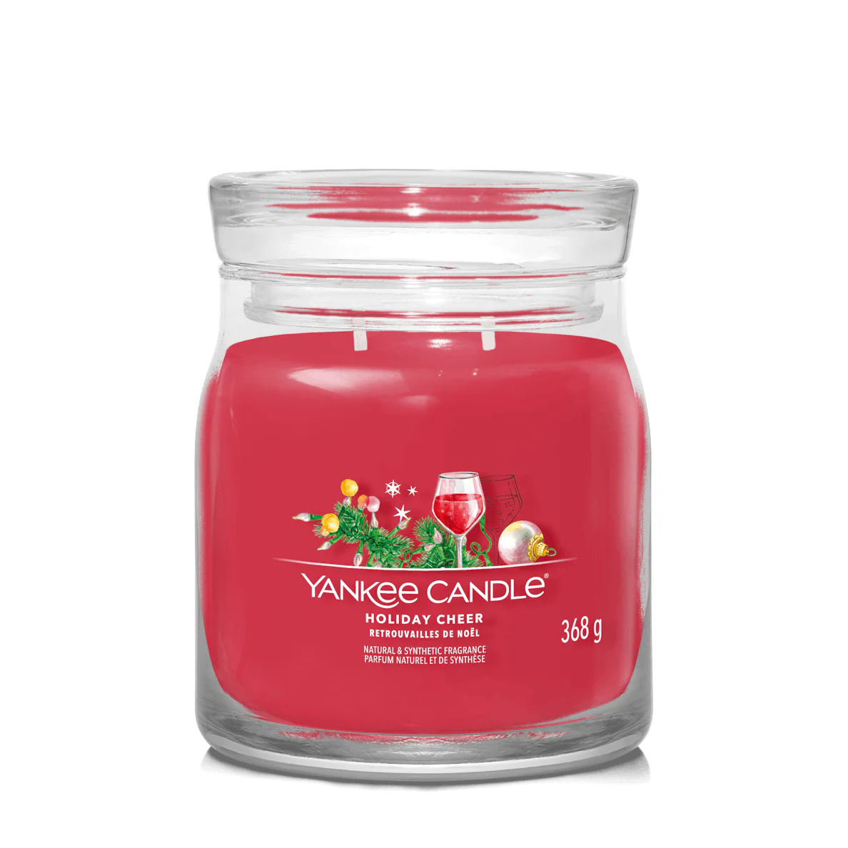 Holiday Cheer Signature Medium Jar Yankee Candle 368g