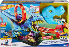 Hot Wheels City T Rex Chomp Down Play Set