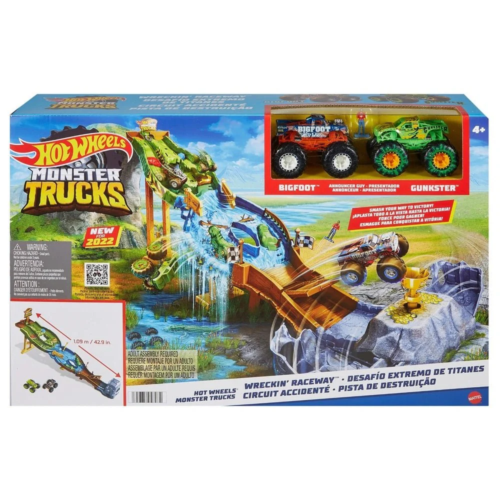 Hot Wheels Monster Trucks Wreckin' Raceway