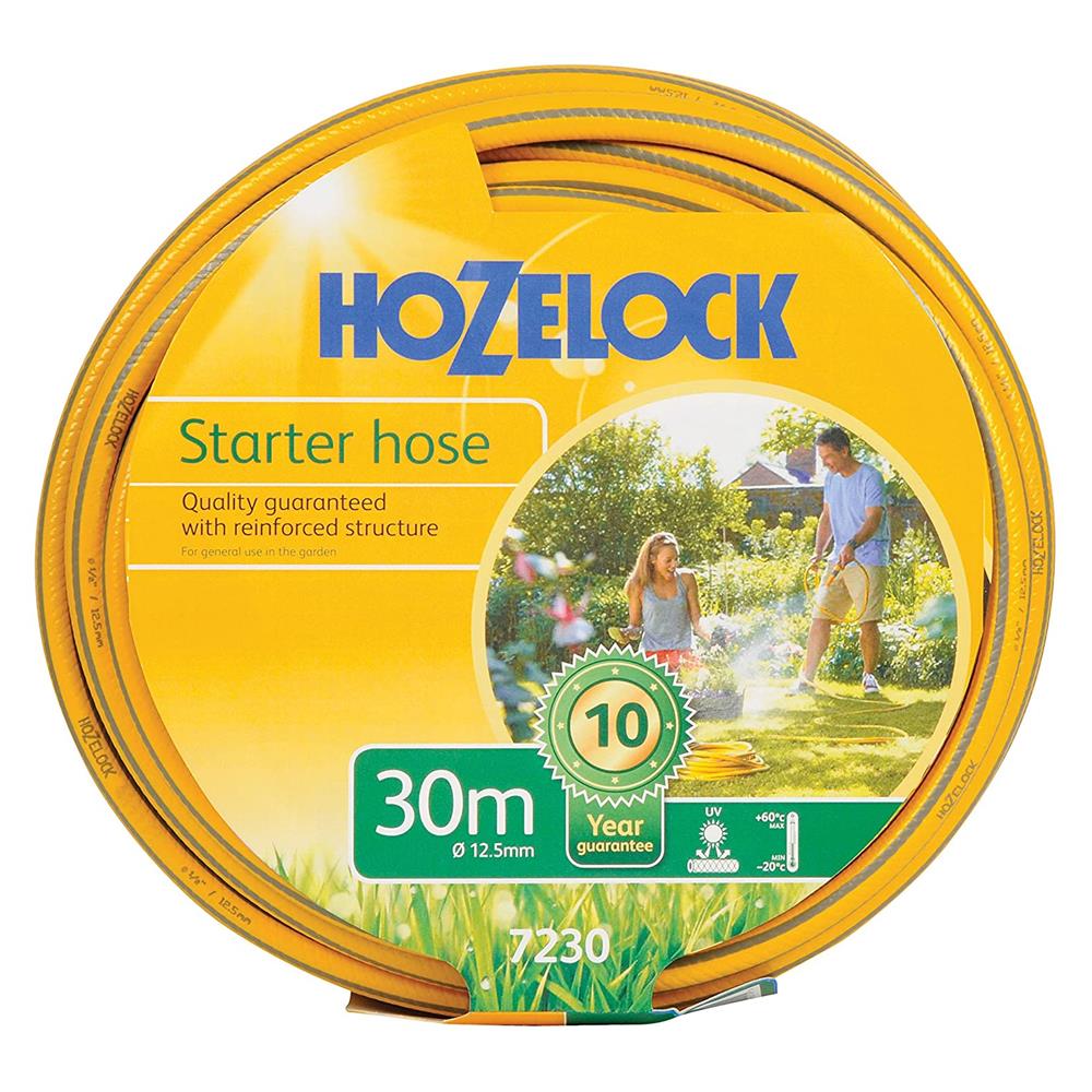 Hozelock Starter Garden Hose 30 Metre 12.5Mm (1/2In) Diameter