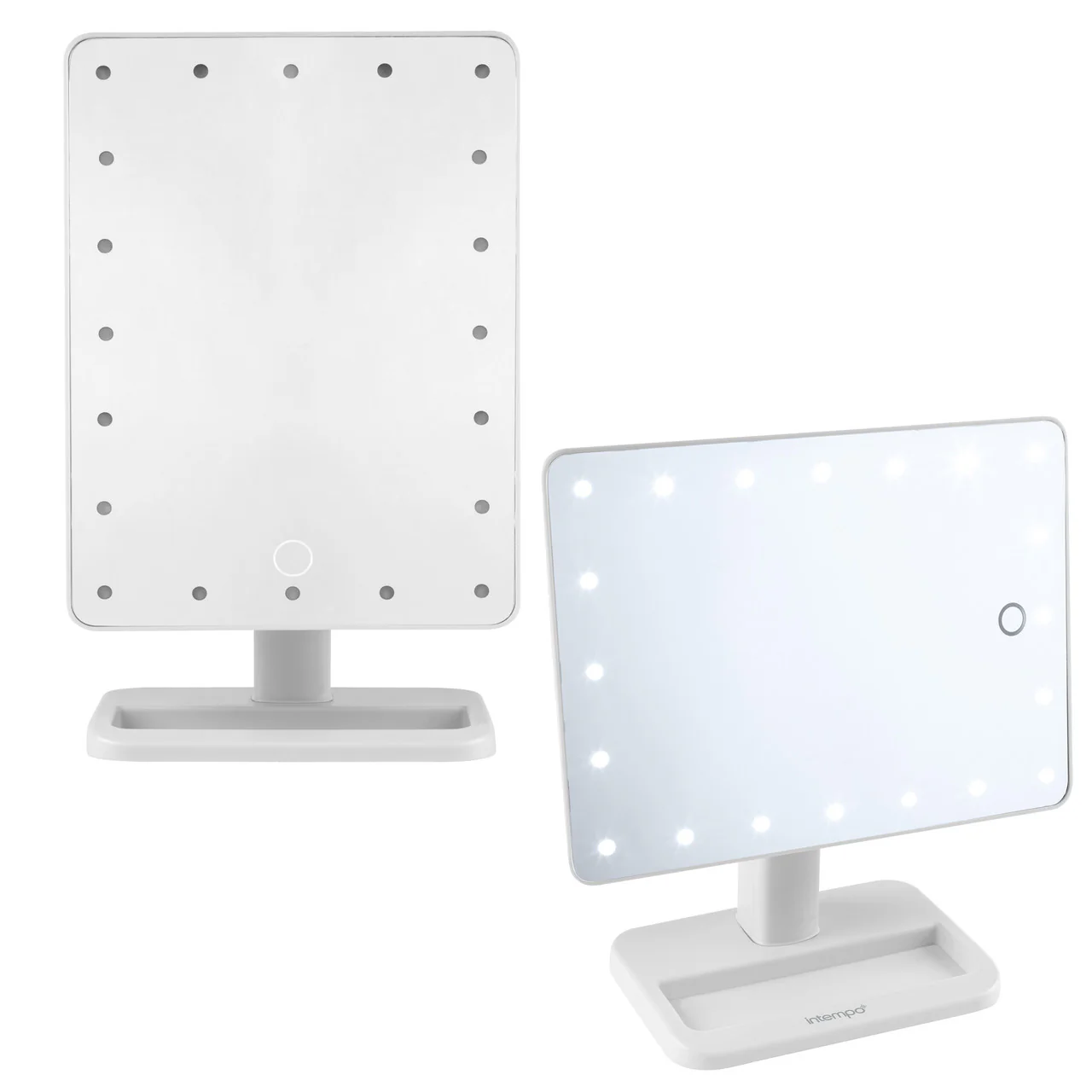 Intempo Bluetooth Mirror Speaker - White - Image 2