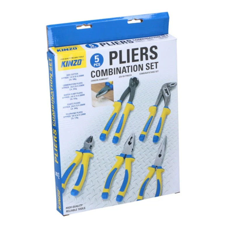 Kinzo 5pc Pliers Combination Set - Image 2