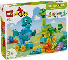 Lego 10451 Duplo 3In1 Dinosaur On Wheels