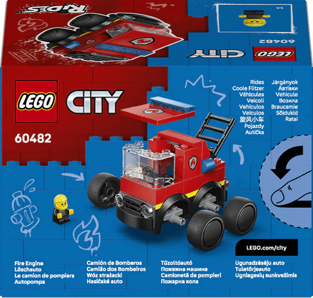Lego 60482 City Rides Fire Truck - Image 3