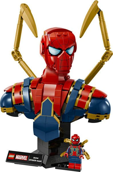 Lego 76326 Iron Spider-Man Bust - Image 3