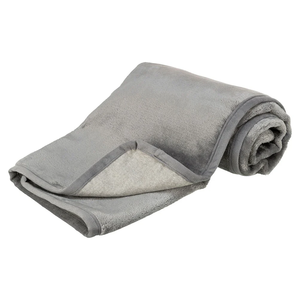 Levy Cosy Pet Blanket Plush 100 x 70cm Grey