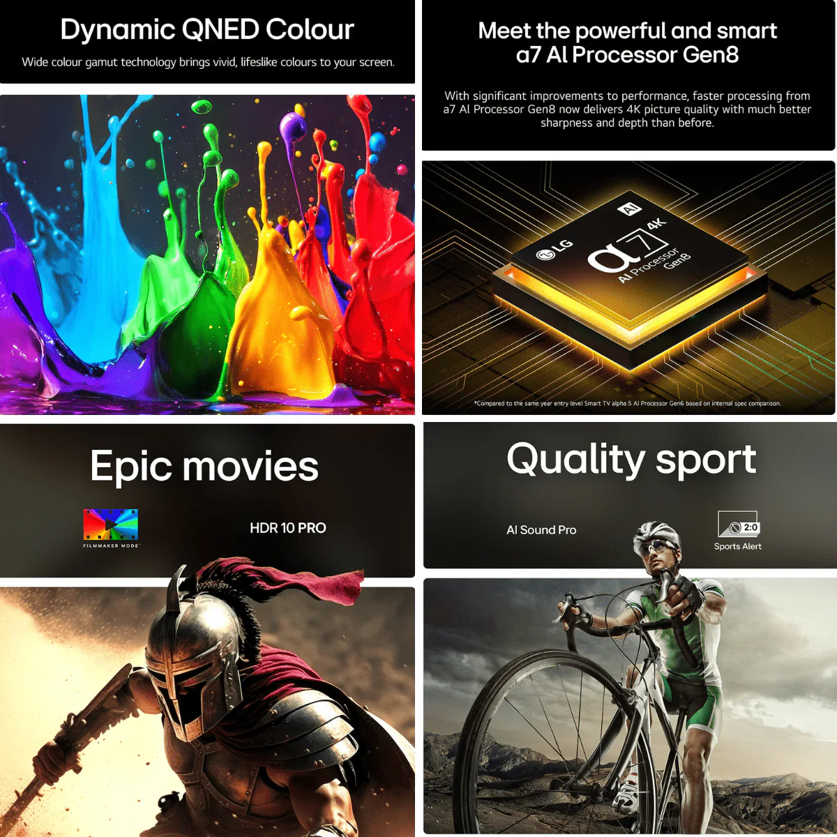LG 50" QNED 4K Smart TV (50QNED70A6A) - Image 4