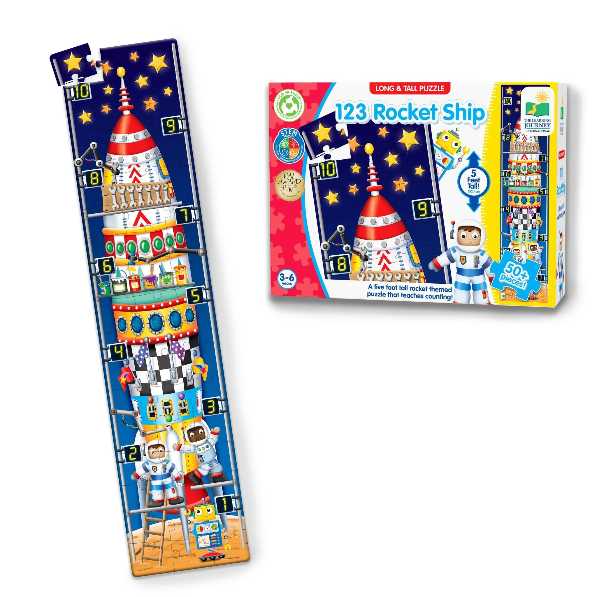 Long & Tall Puzzles - Rocket Numbers - Image 3