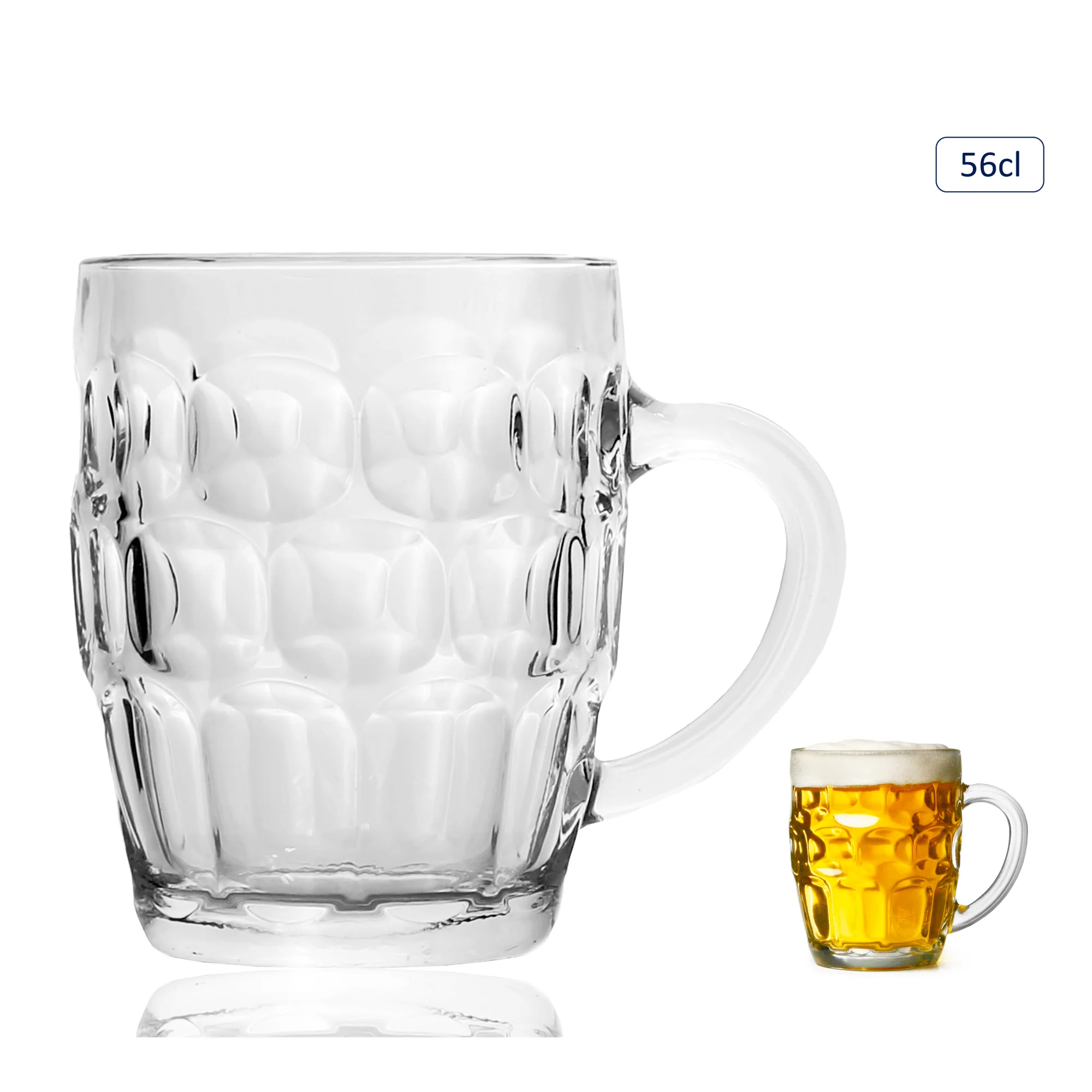 Marca Beer Glass with Handle – 56cl