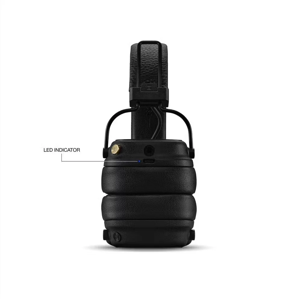 Marshall Major V Wireless Bluetooth Headphones - Black - Image 6