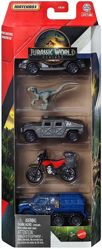 Matchbox Jurassic World 5-Pack Assorted Styles