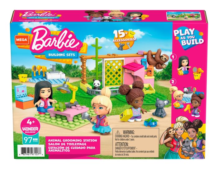 Mega Construx Barbie Animal Grooming Station