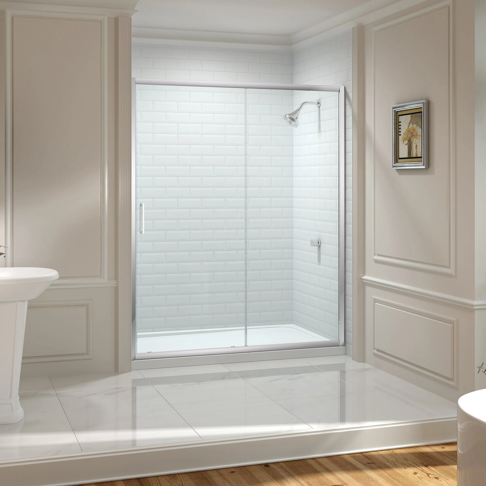Merlyn 8 Series Frameless Side Panel (Bifold only) 900mm