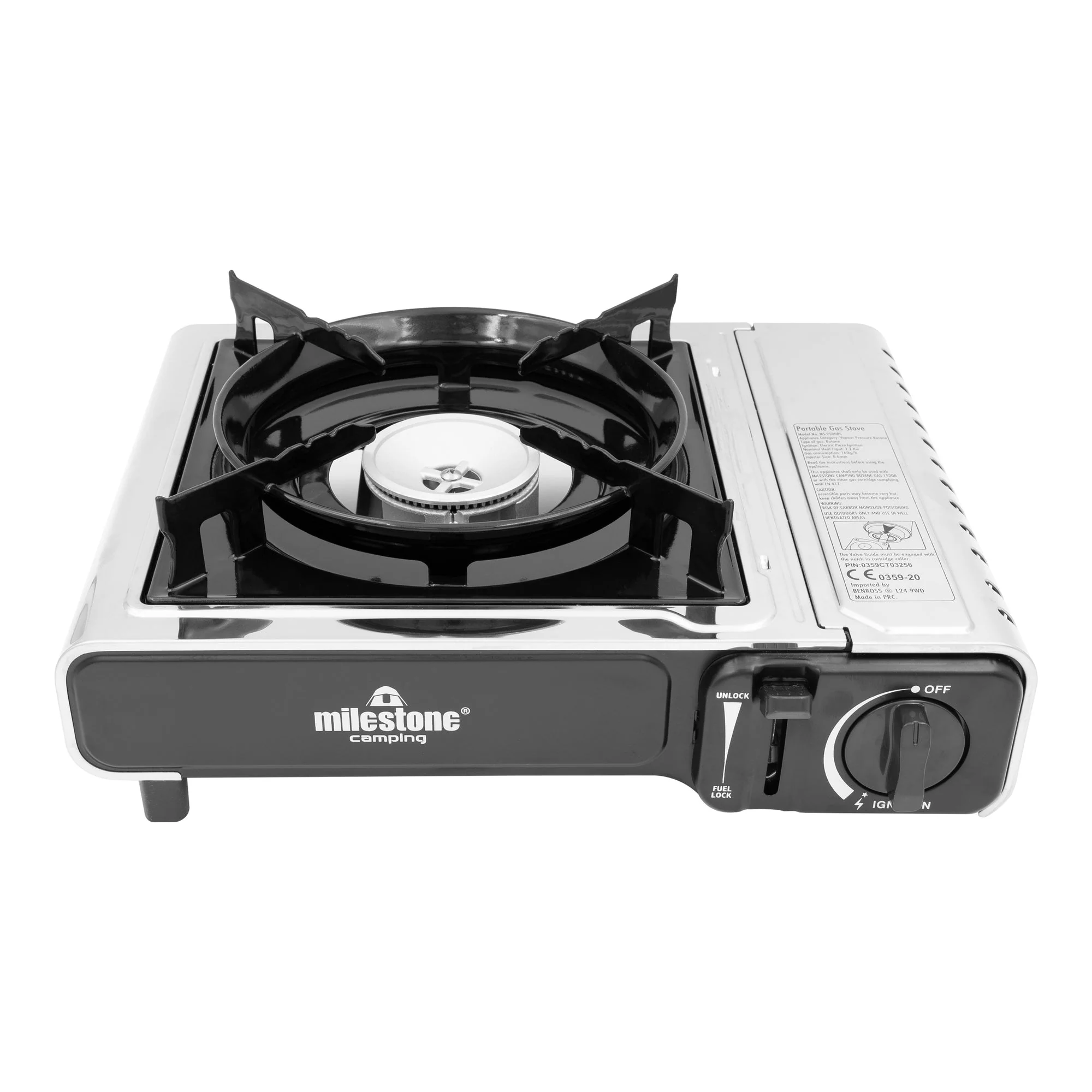 Milestone Portable Gas Camping Stove