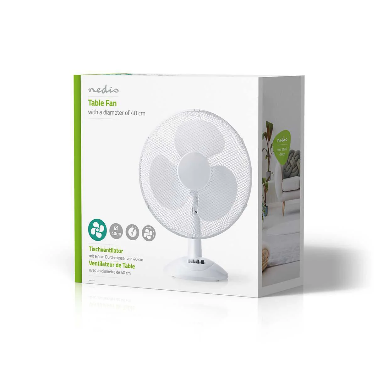 Nedis 12" Desk Fan - Image 2