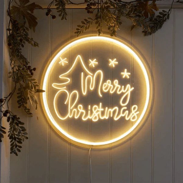 NeonEsque Merry Christmas Sign , Low Voltage