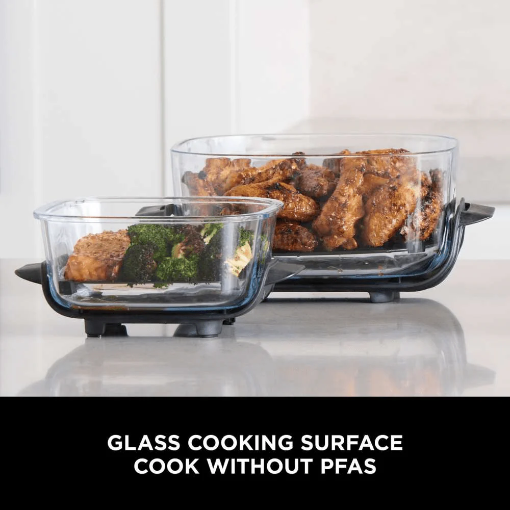 Ninja CRISPi 4-in-1 Portable Glass Air Fryer - Sage FN101UKSG - Image 3