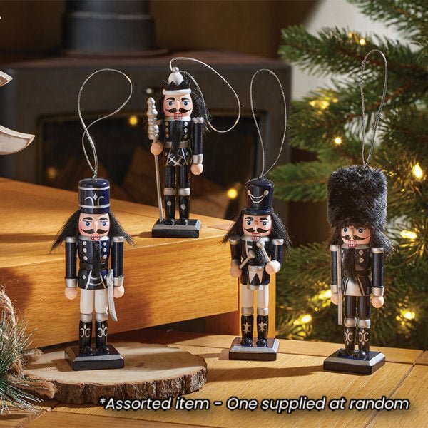Nutcracker Pendant - Navy & Silver - One Supplied*